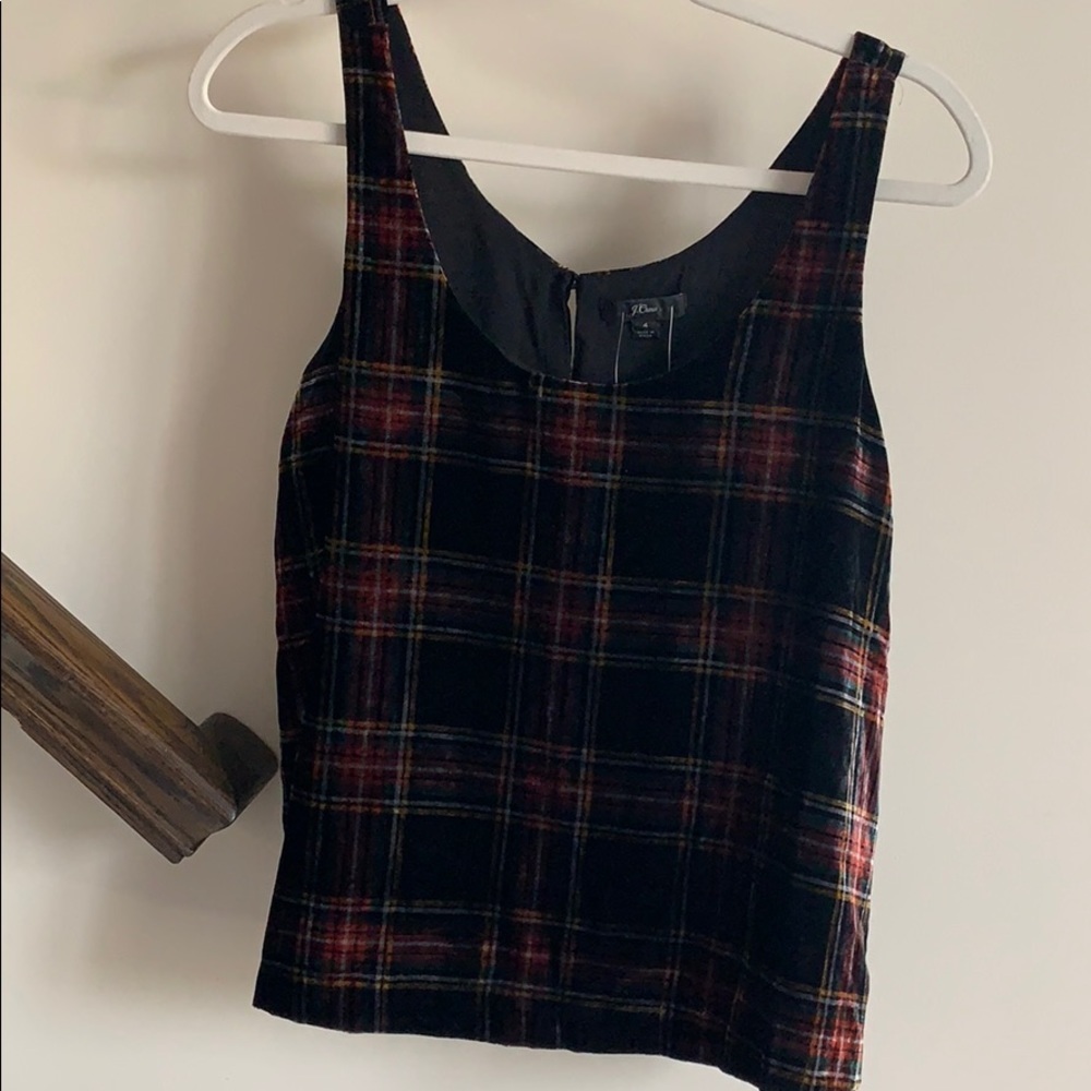 J. Crew velvety feel tank...